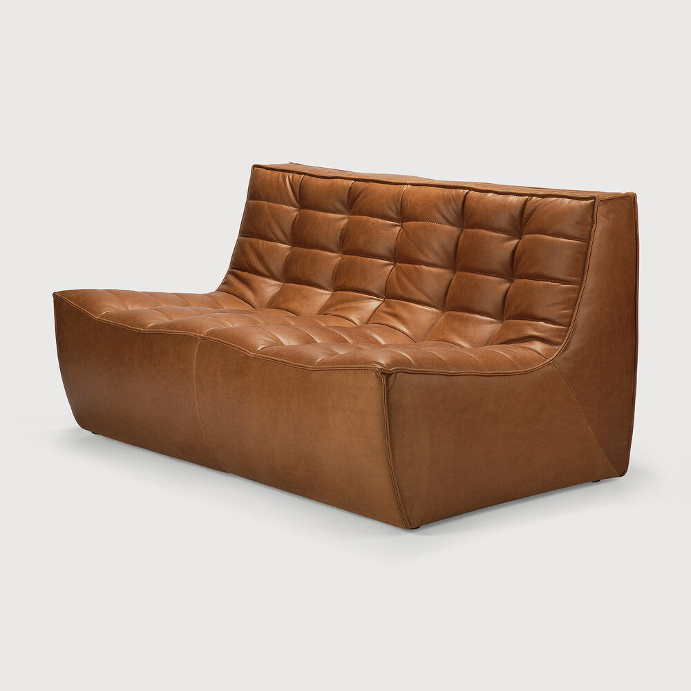 Ethnicraft N701 Leder Modulsofa