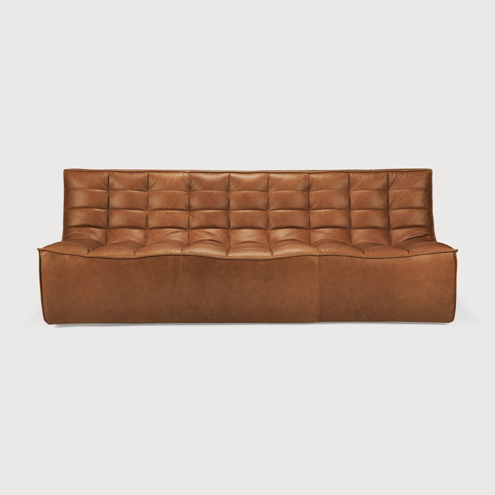Ethnicraft N701 Leder Modulsofa
