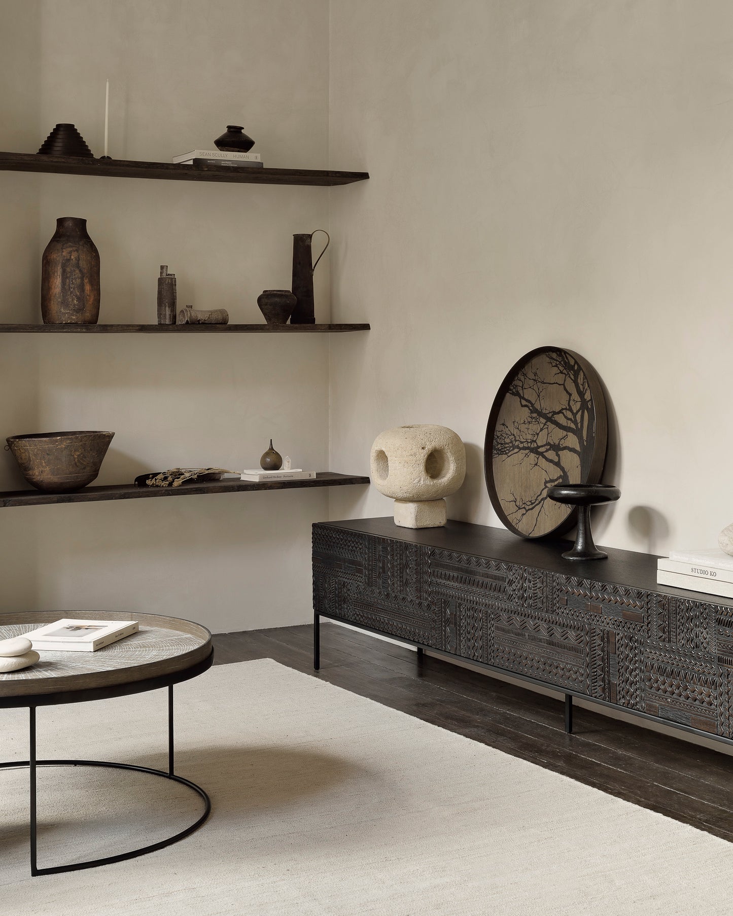 Ethnicraft Couchtisch Set
