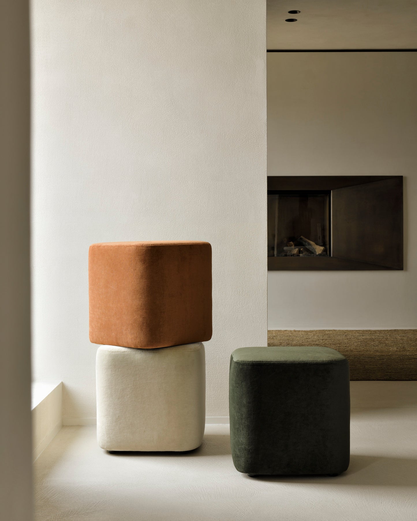 Ethnicraft Cube Pouf