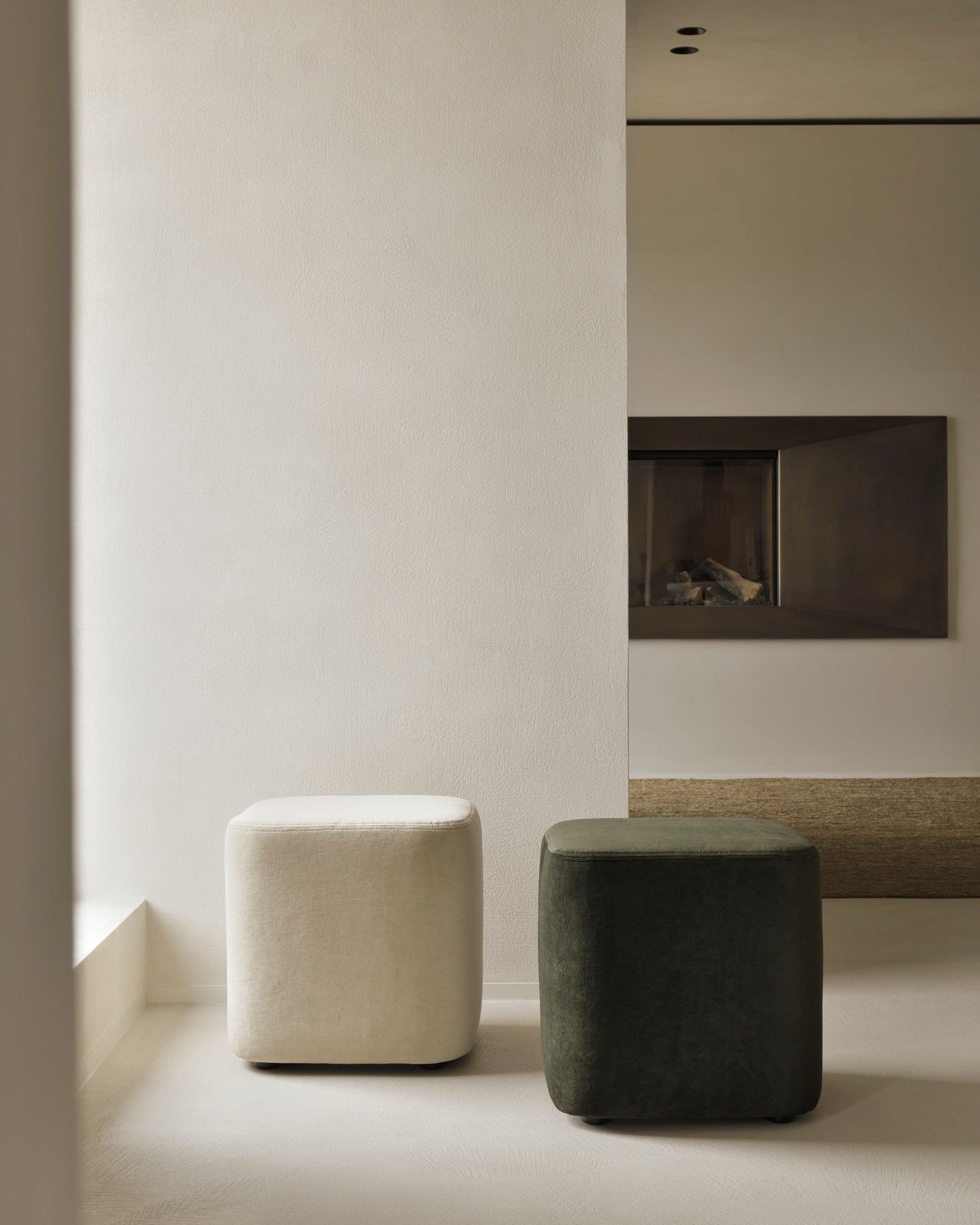 Ethnicraft Cube Pouf