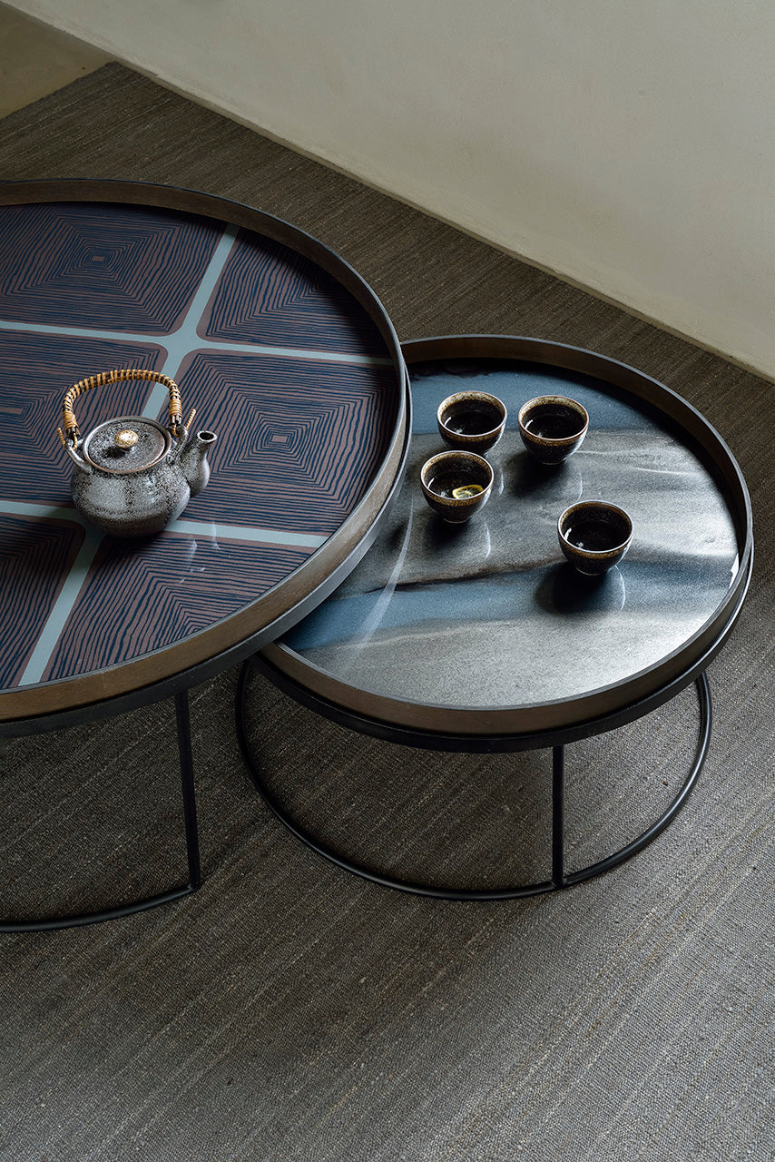 Ethnicraft Couchtisch Set