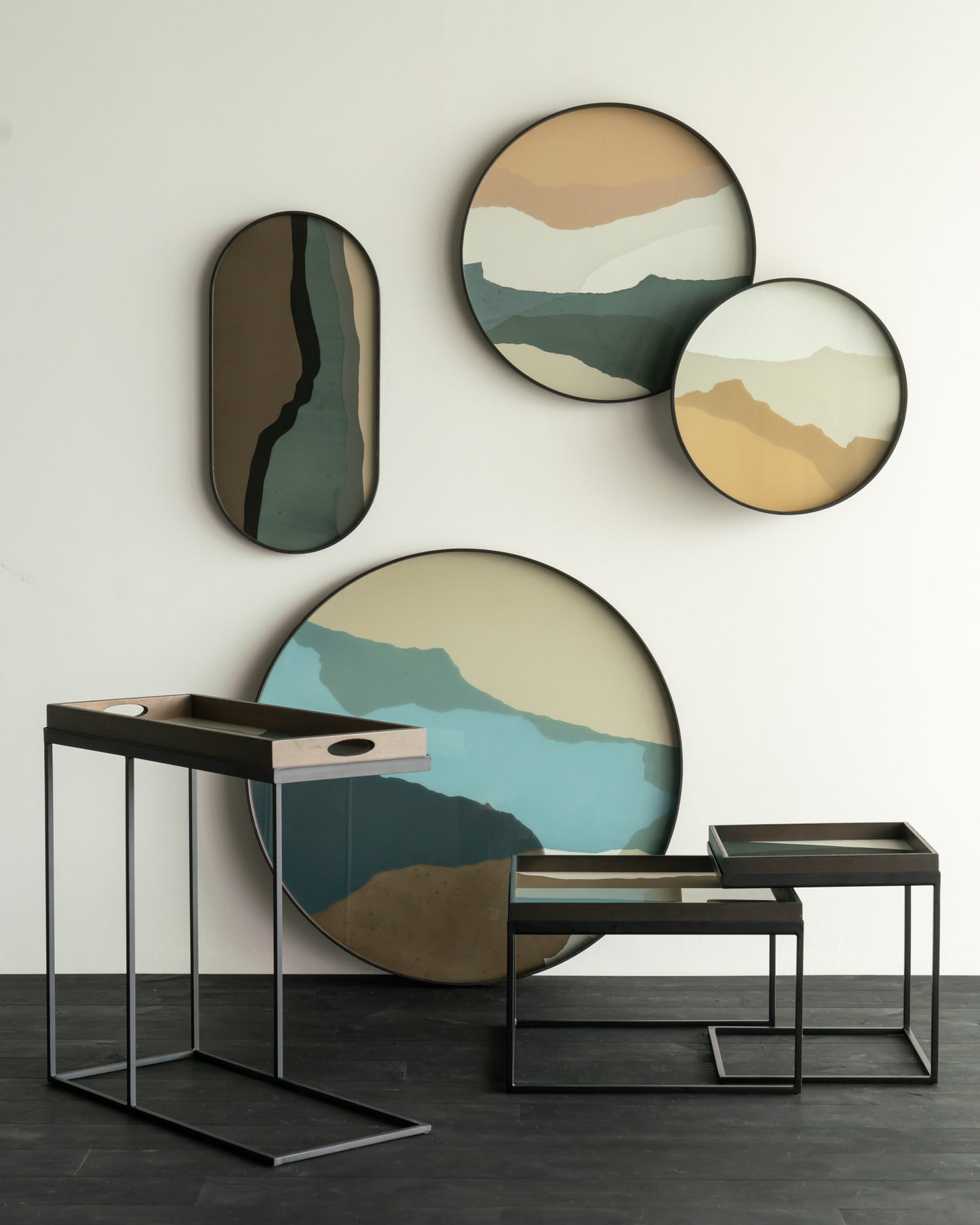 Ethnicraft Couchtisch Set