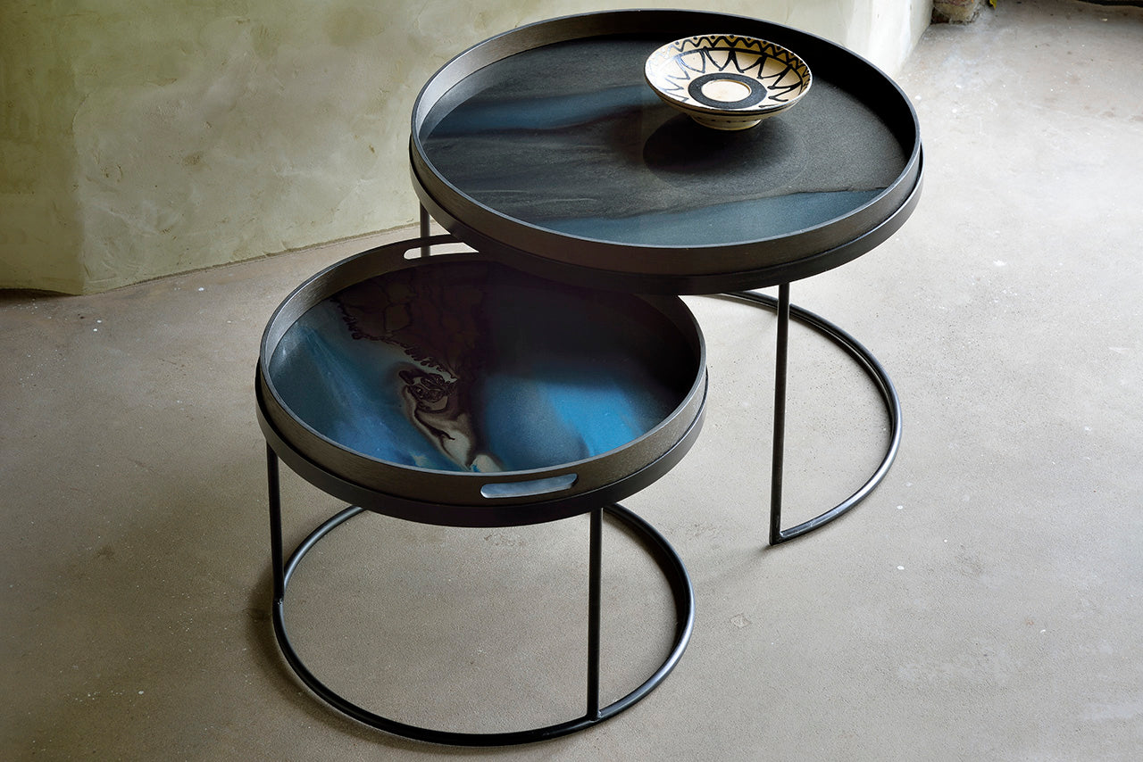 Ethnicraft Couchtisch Set