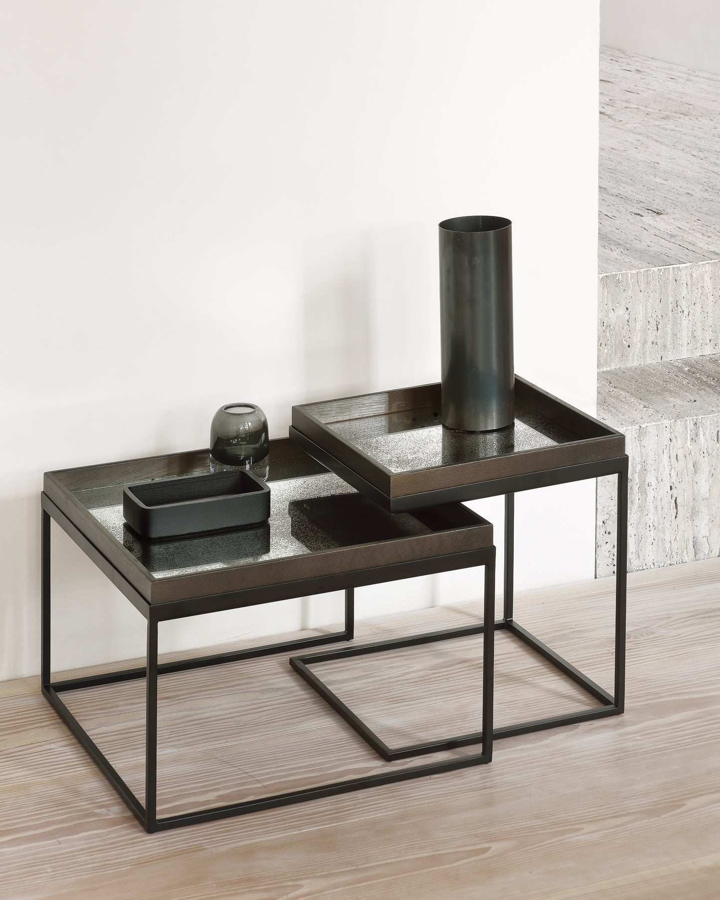 Ethnicraft Couchtisch Set