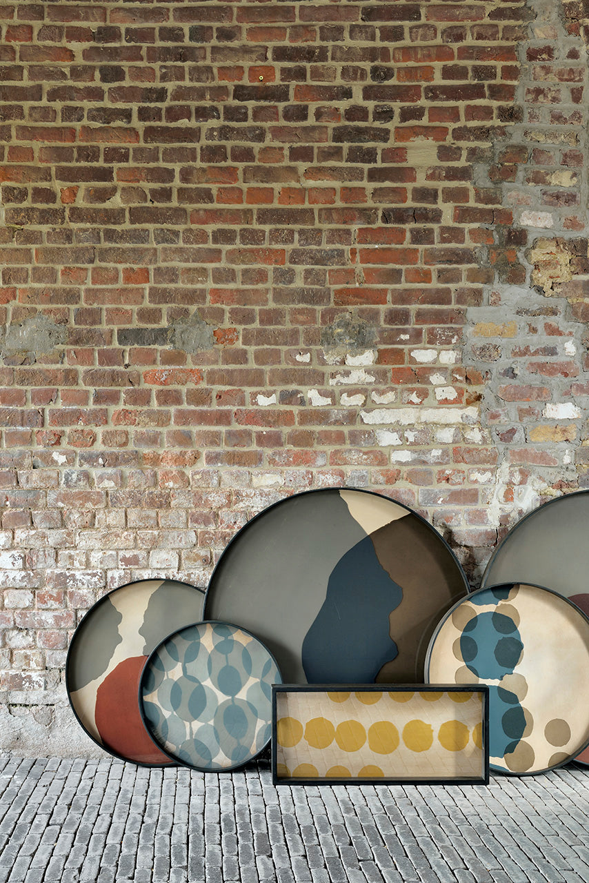 Ethnicraft Layered Dots Glastablett