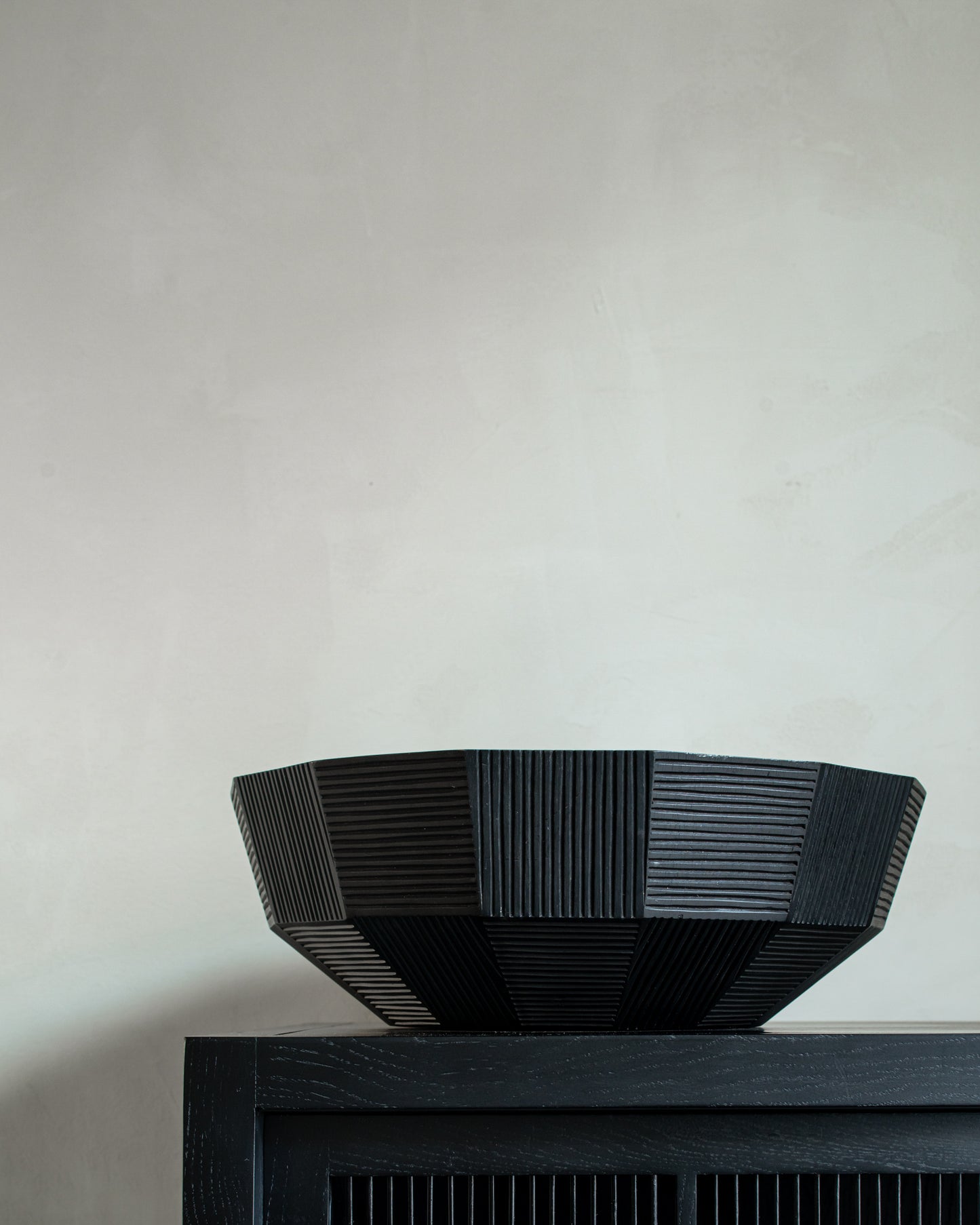 Ethnicraft Striped Schale