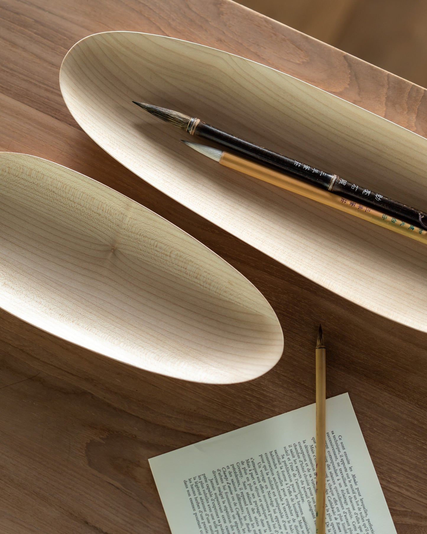 Ethnicraft Thin Oval Bretterset