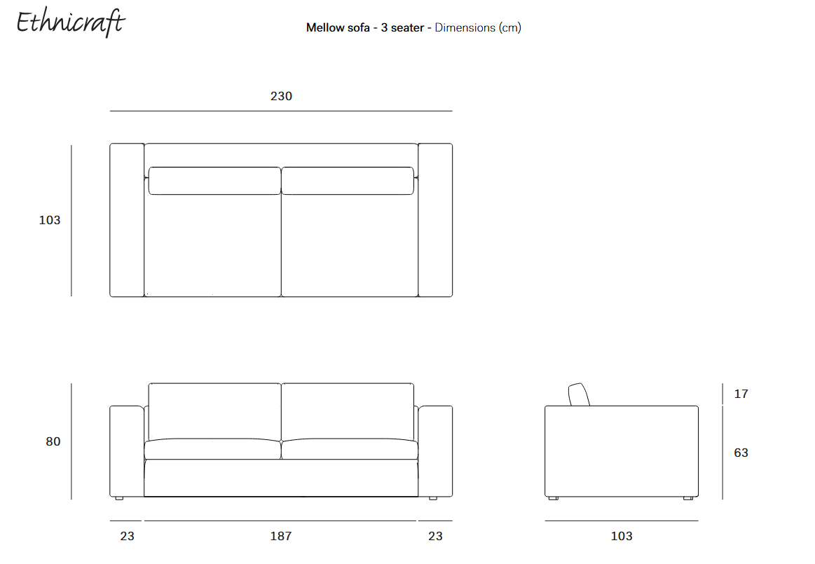Ethnicraft Mellow Sofa
