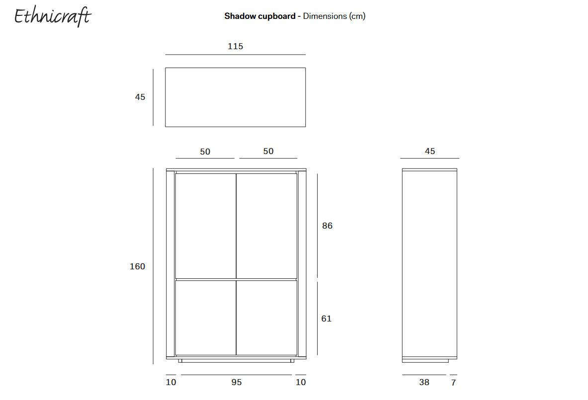 Ethnicraft Shadow Schrank