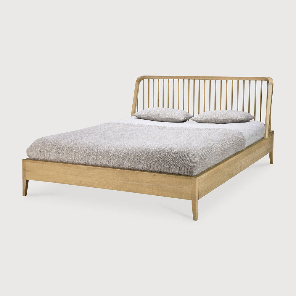 Ethnicraft Spindle Eiche Bett 160 cm - Vorführmodell