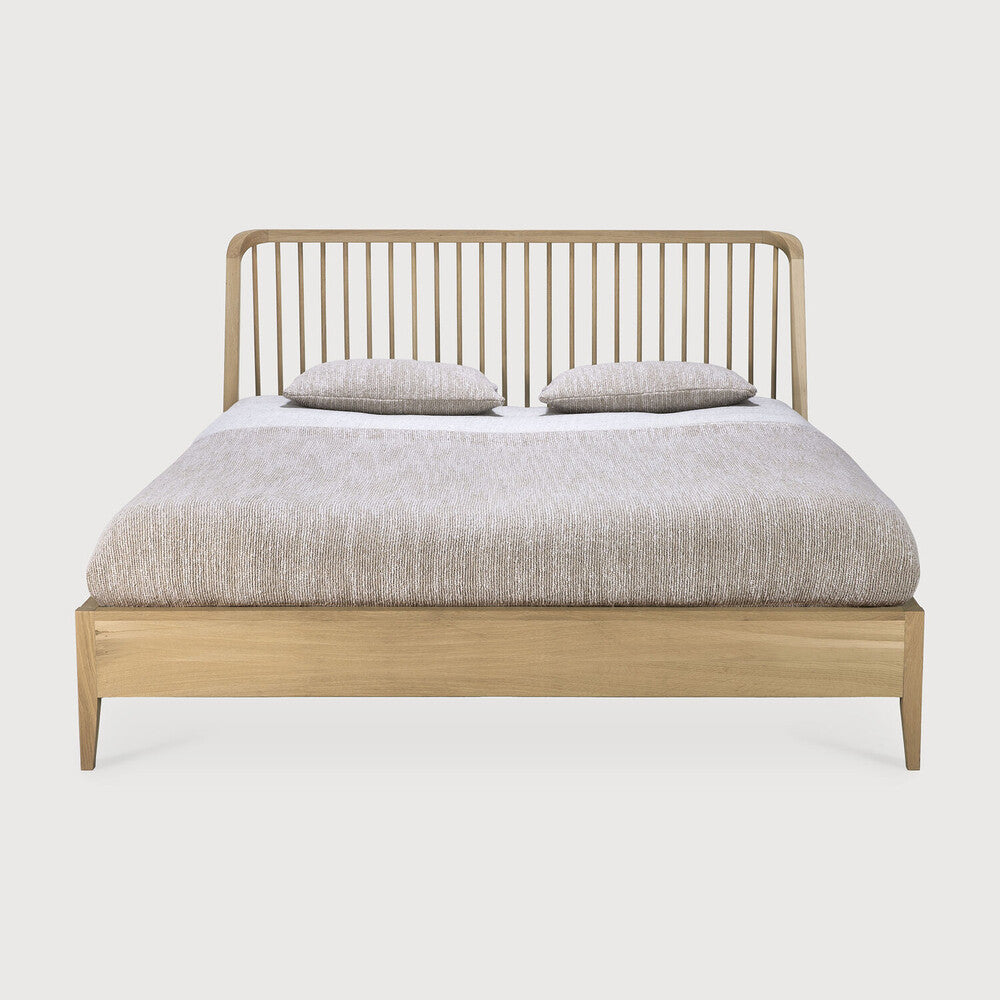 Ethnicraft Spindle Eiche Bett 160 cm - Vorführmodell