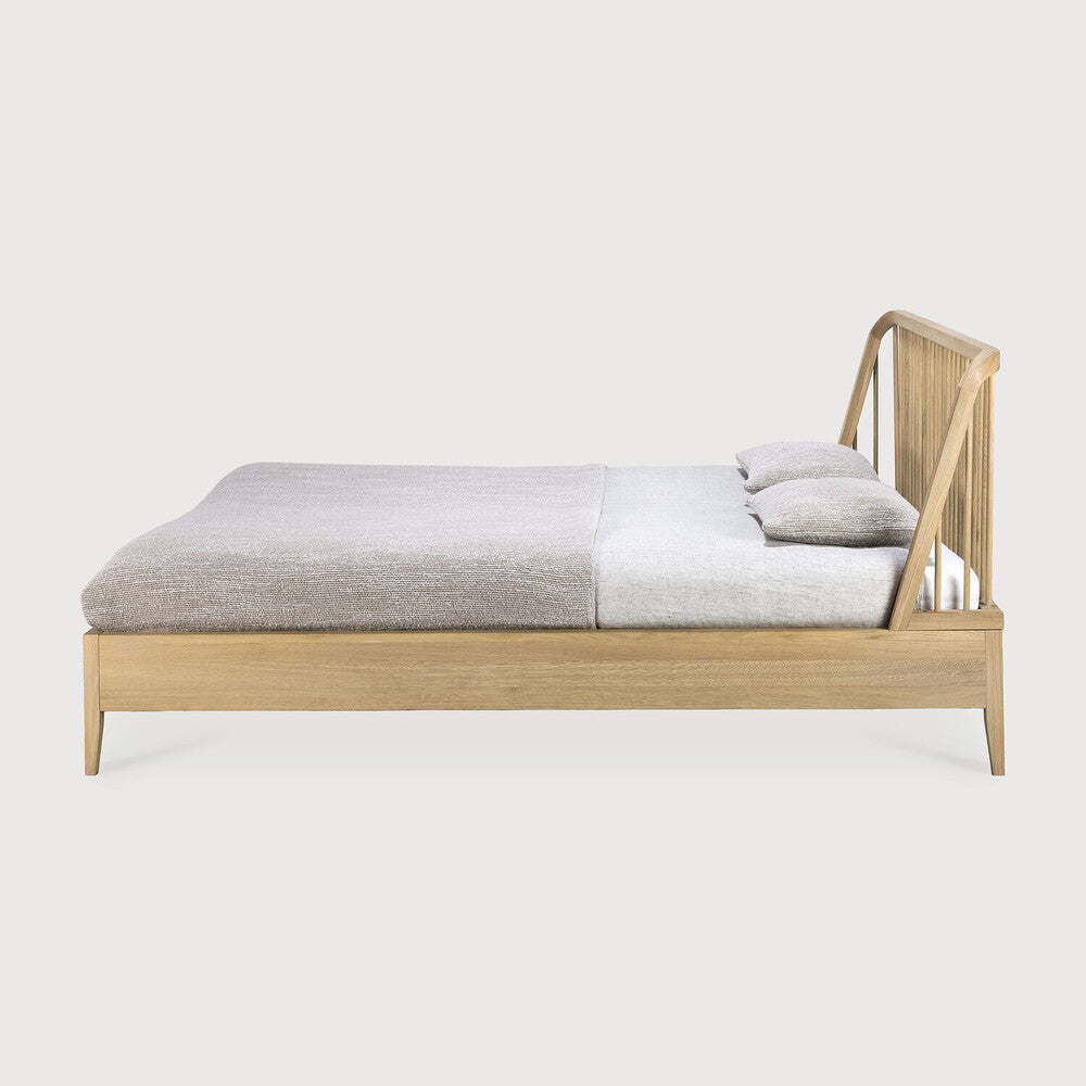 Ethnicraft Spindle Eiche Bett 160 cm - Vorführmodell