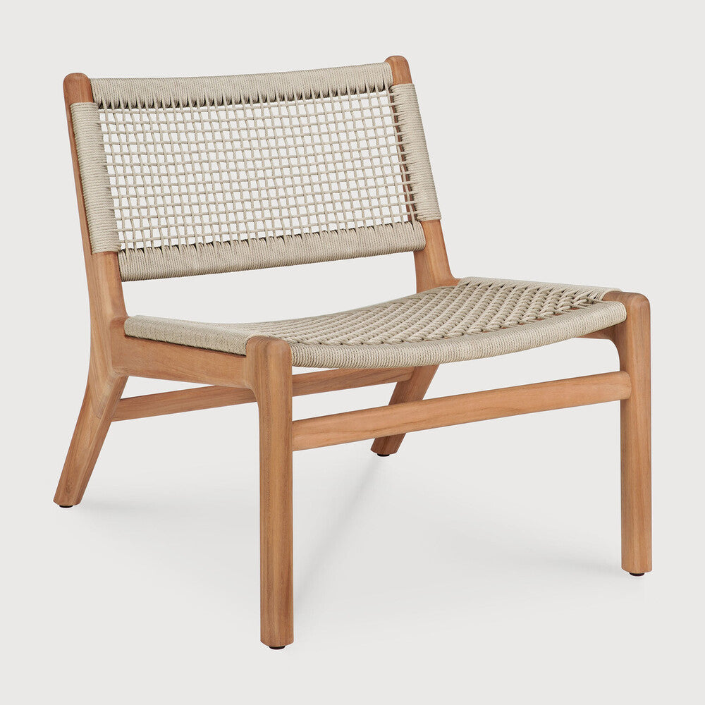 Ethnicraft Jack Woven Loungesessel