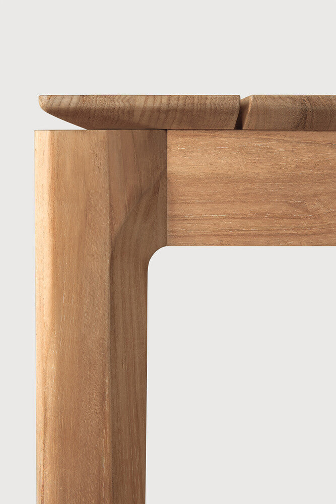 Ethnicraft Bok Teak ausziehbarer Tisch für Draußen
