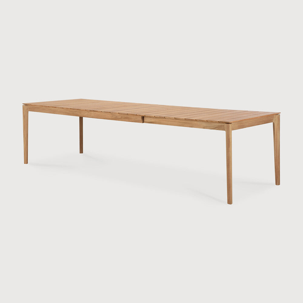 Ethnicraft Bok Teak ausziehbarer Tisch für Draußen