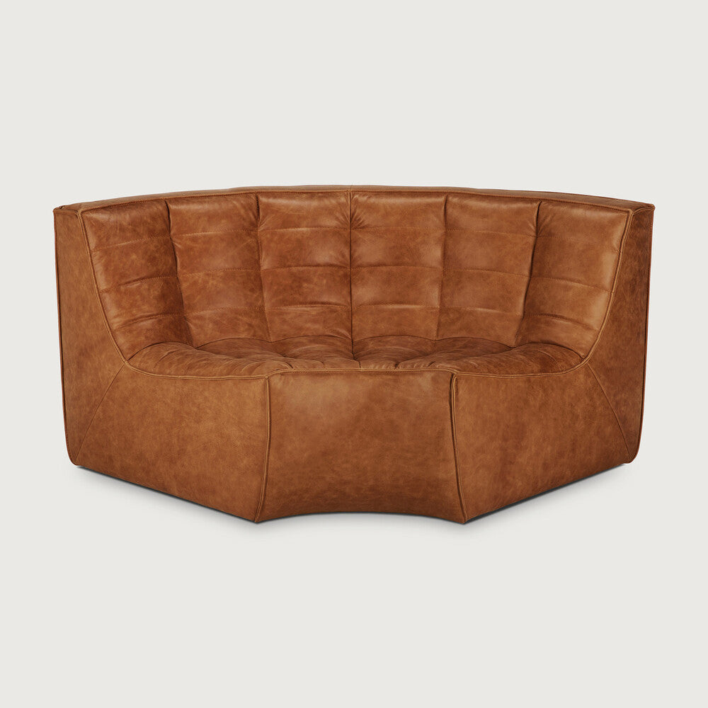 Ethnicraft N701 Leder Modulsofa