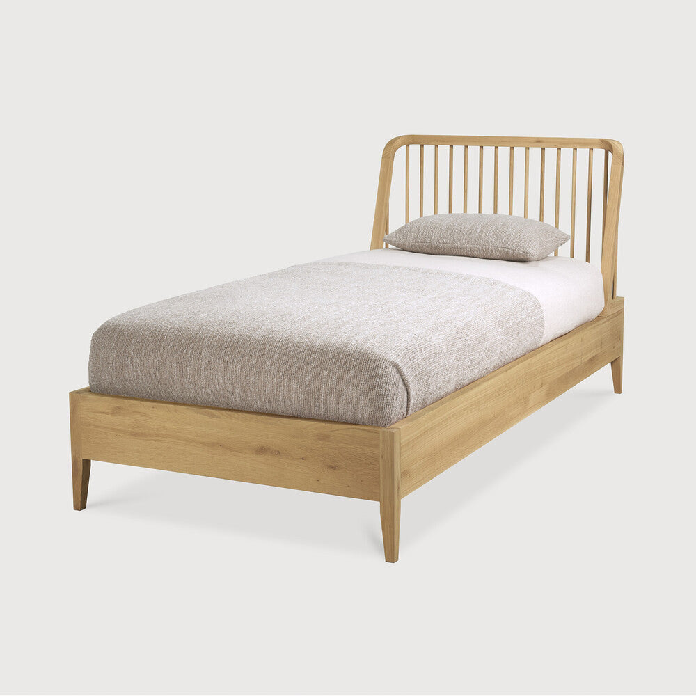 Ethnicraft Spindle Eiche Bett 160 cm - Vorführmodell
