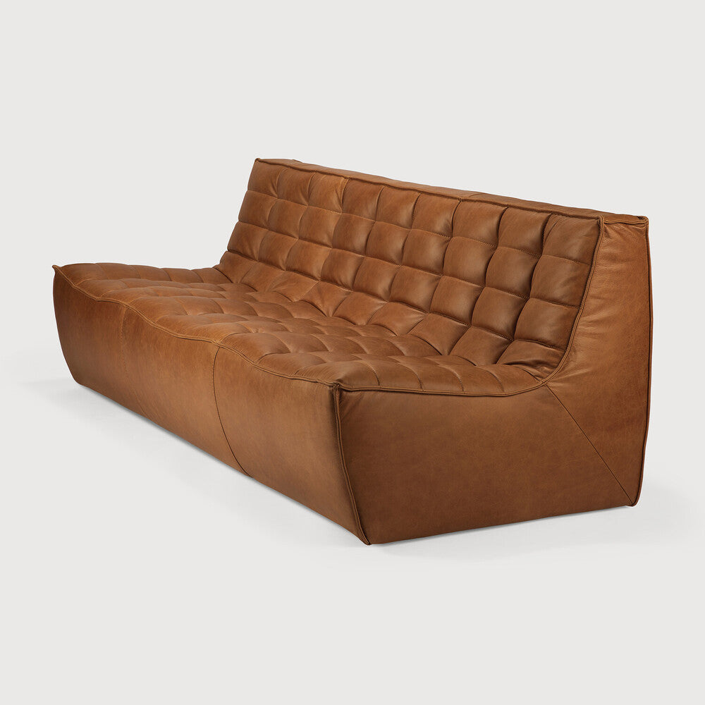 Ethnicraft N701 Leder Modulsofa