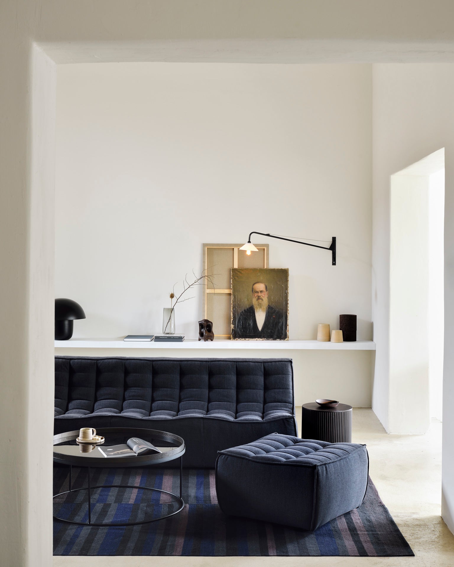 Ethnicraft Beistelltisch Roller Max