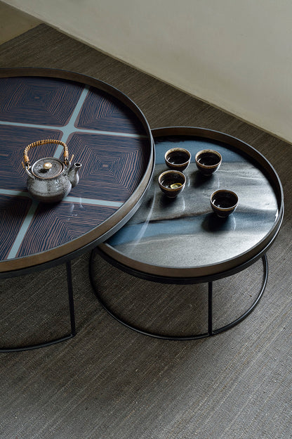 Ethnicraft Couchtisch Set