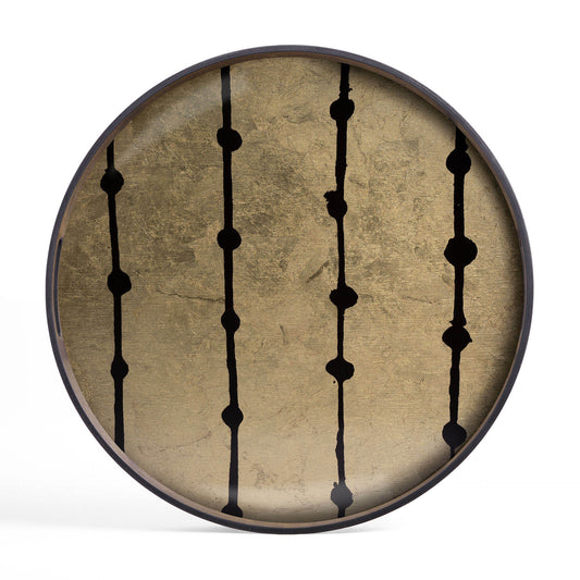 Ethnicraft Gold Leaf Glastablett