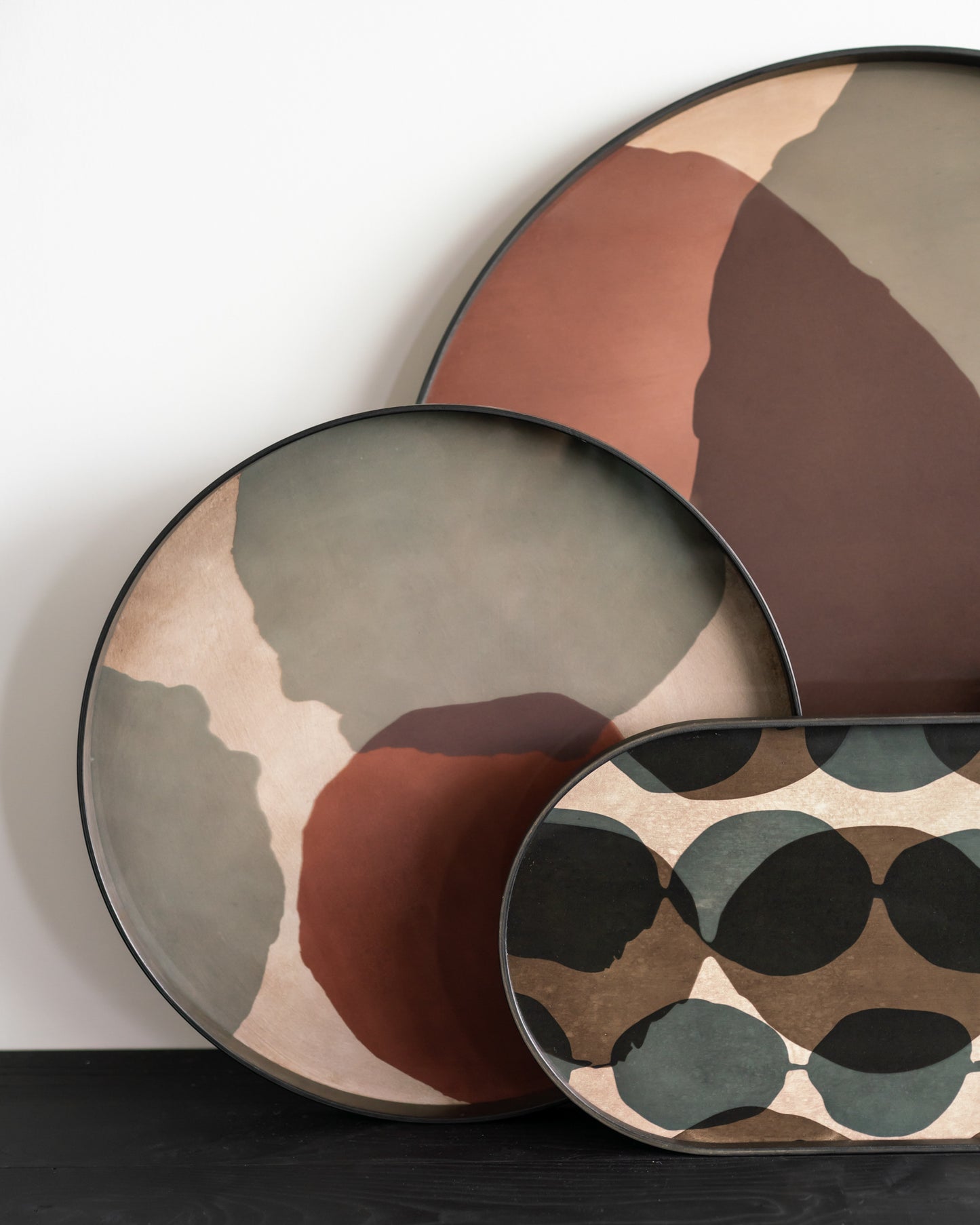 Ethnicraft Overlapping Dots Glastablett