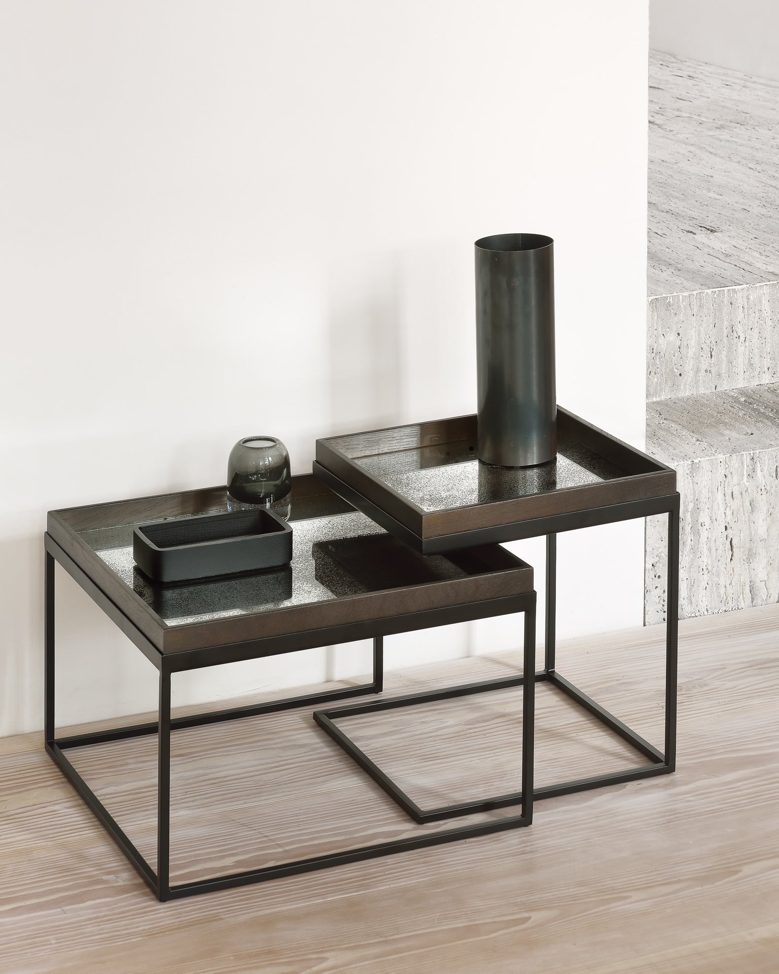 Ethnicraft Couchtisch Set