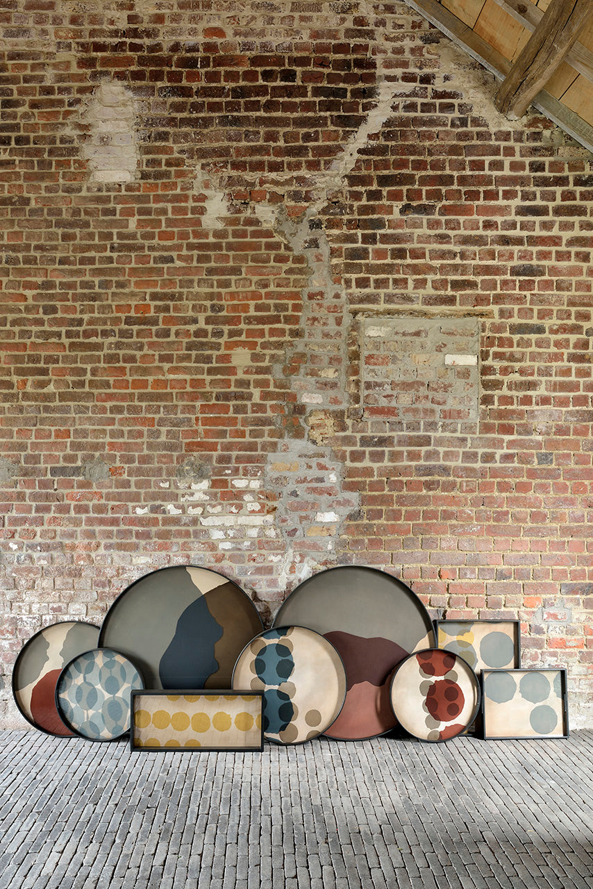 Ethnicraft Layered Dots Glastablett