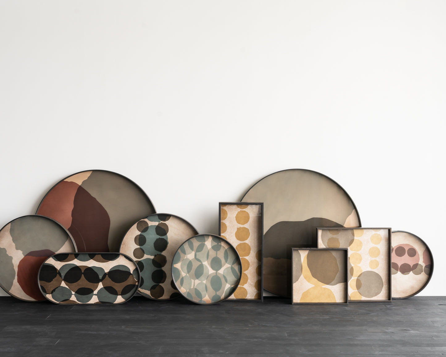 Ethnicraft Layered Dots Glastablett