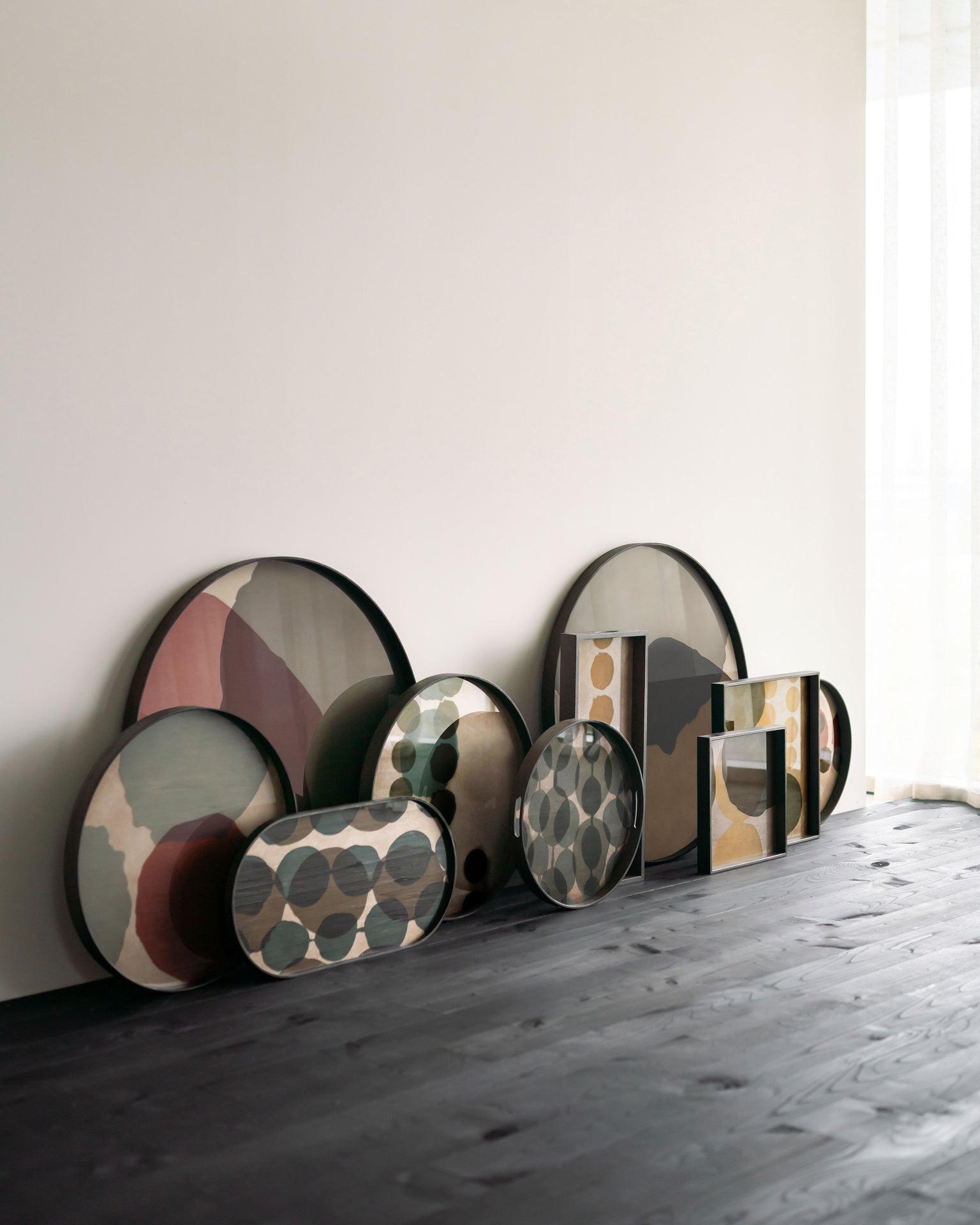 Ethnicraft Layered Dots Glastablett