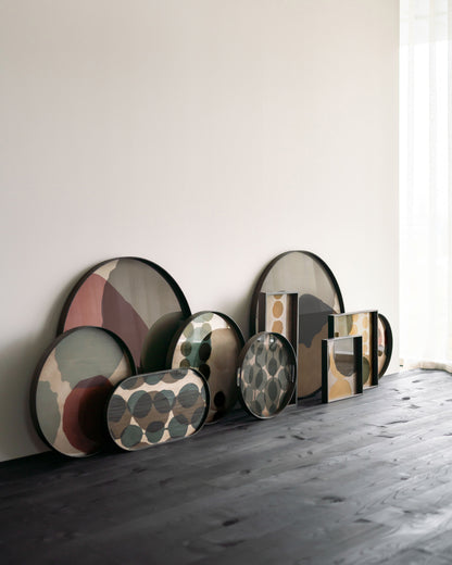 Ethnicraft Layered Dots Glastablett