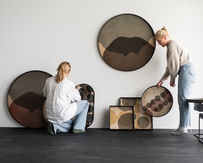 Ethnicraft Layered Dots Glastablett