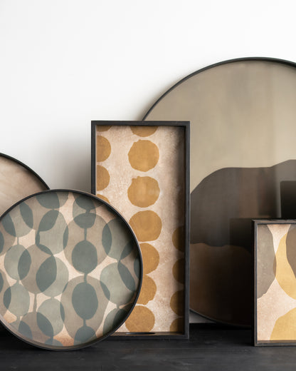 Ethnicraft Overlapping Dots Glastablett