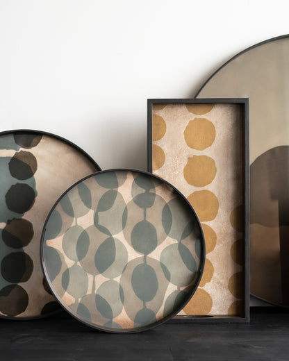 Ethnicraft Layered Dots Glastablett