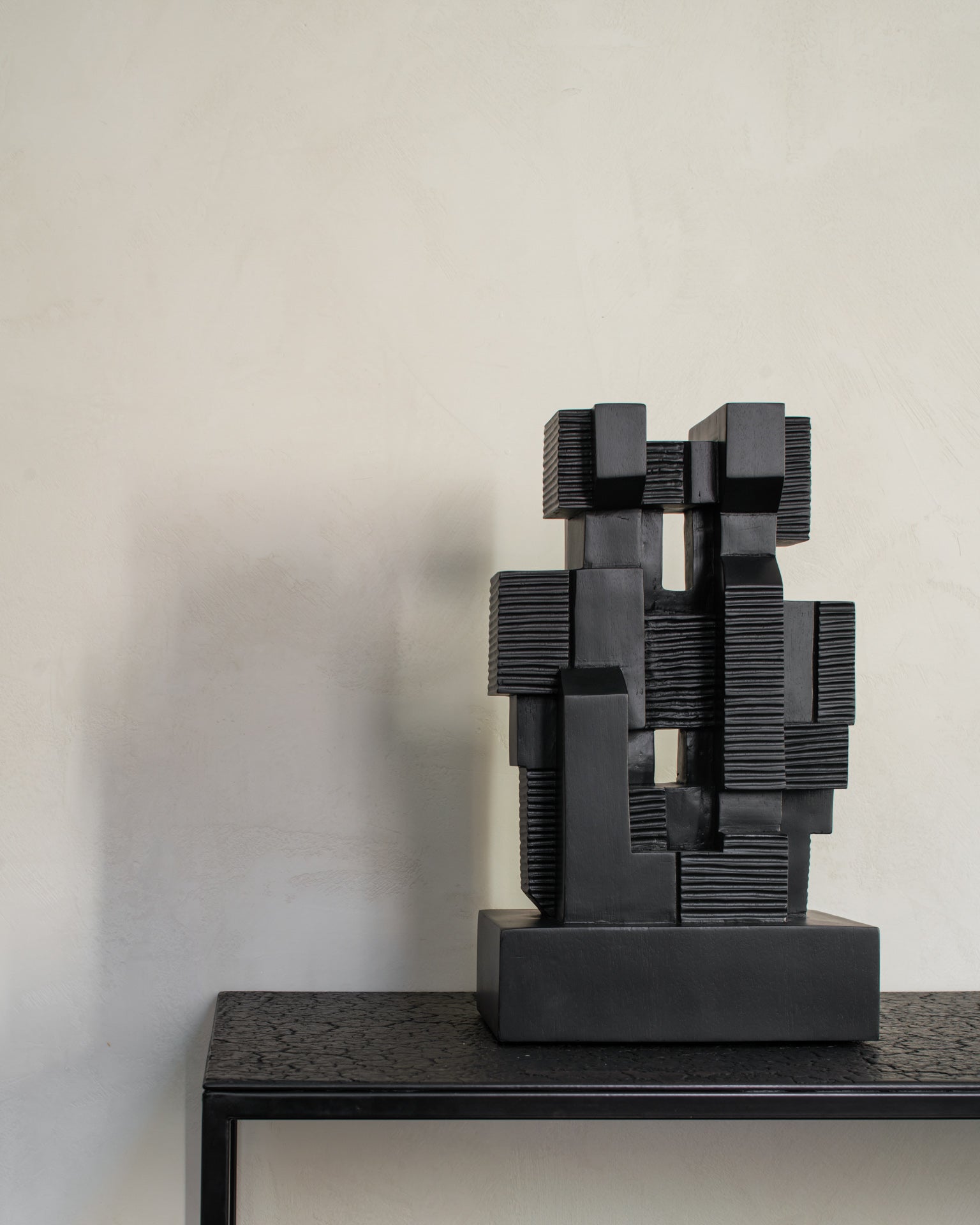 Ethnicraft Block  Skulptur