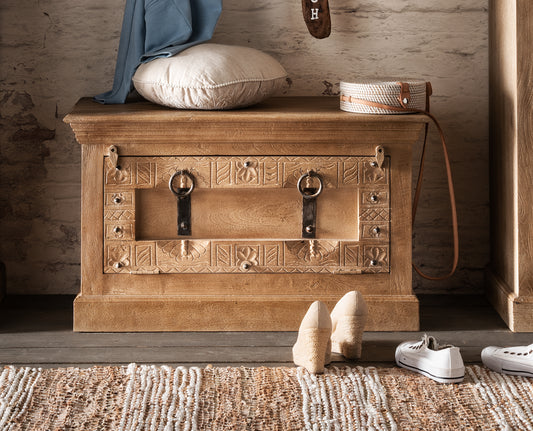 SIT-Möbel DAIPUR, Schuhschrank, Material: Mango, Farbe: natur