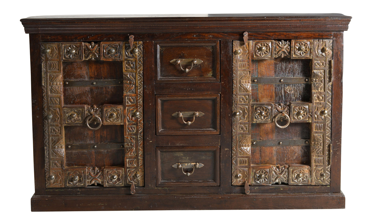 SIT-Möbel ALMIRAH, Sideboard, Material: Recyceltes Altholz, Farbe: braun