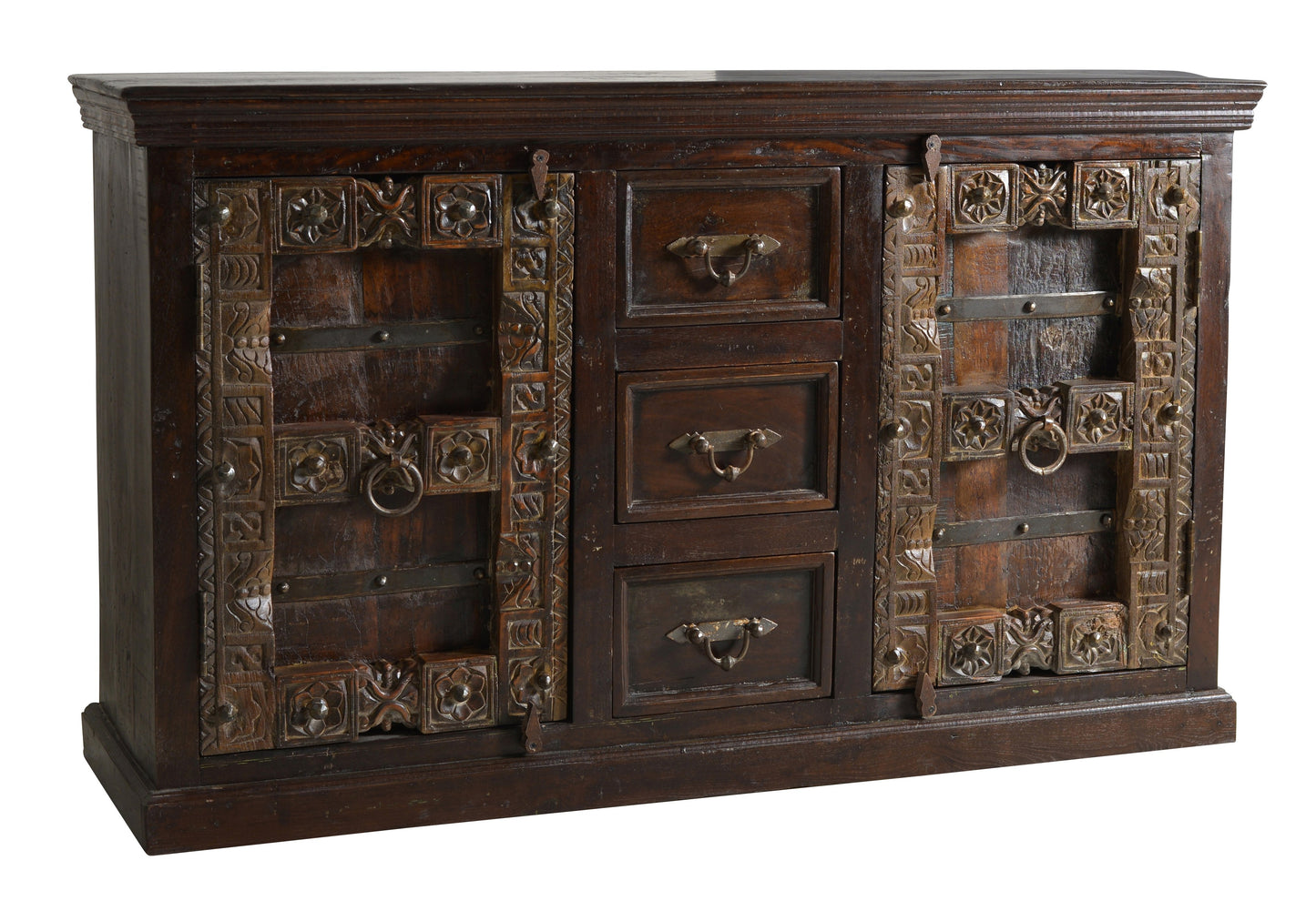 SIT-Möbel ALMIRAH, Sideboard, Material: Recyceltes Altholz, Farbe: braun