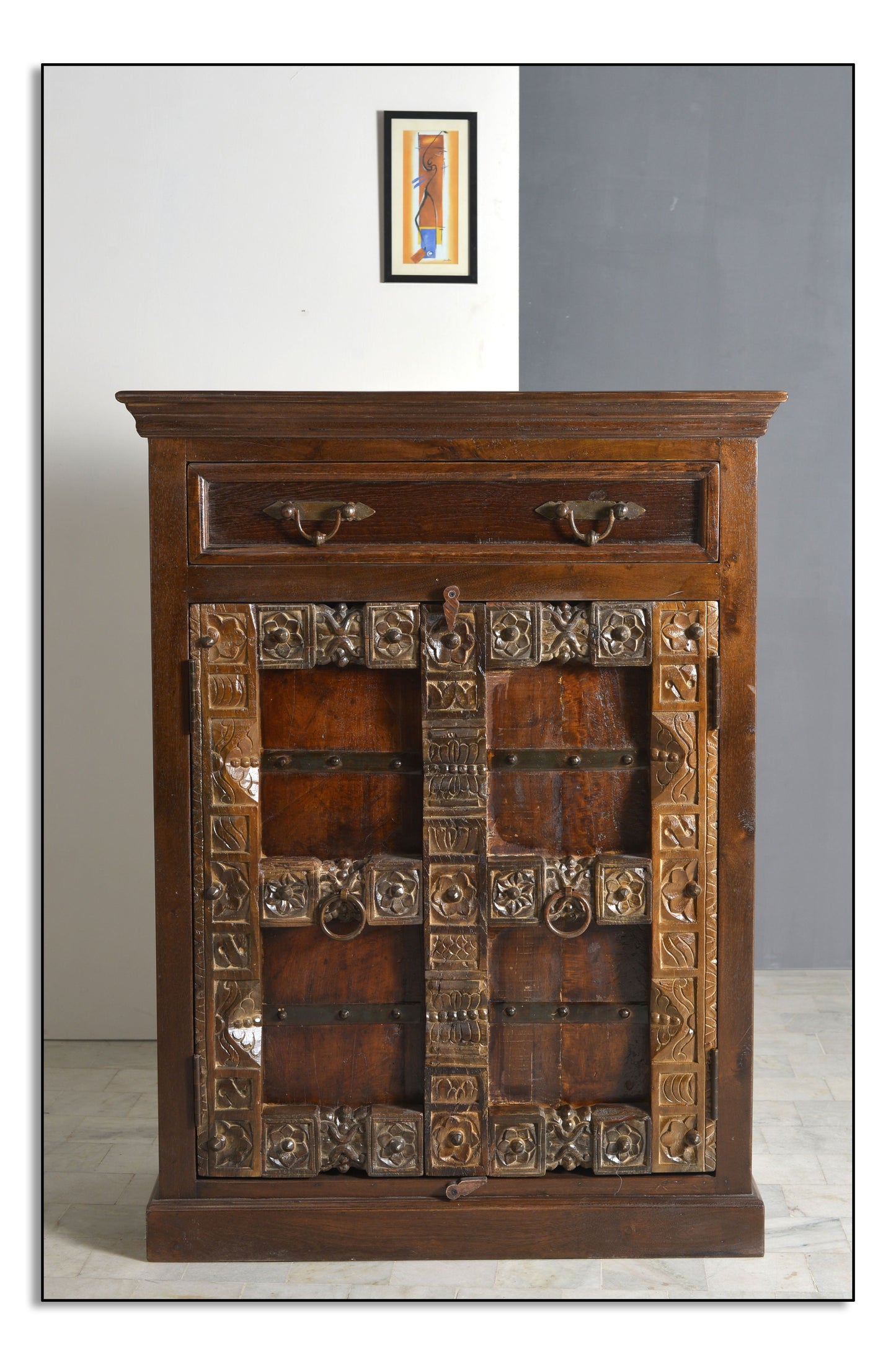 SIT-Möbel ALMIRAH, Highboard, Material: Recyceltes Altholz, Farbe: braun