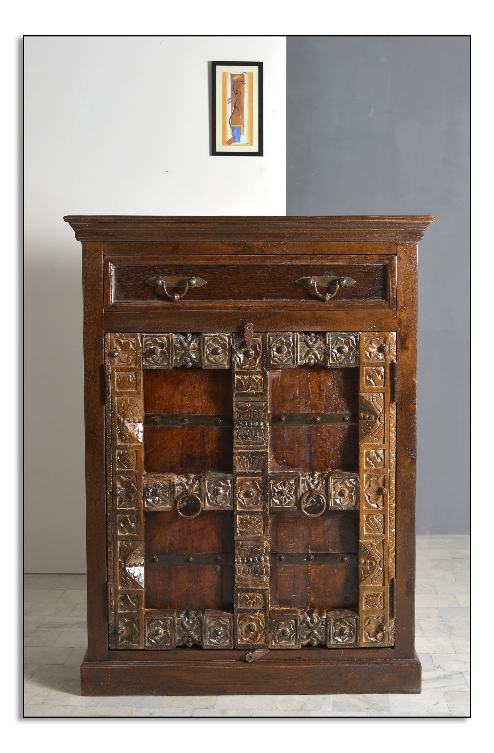 SIT-Möbel ALMIRAH, Highboard, Material: Recyceltes Altholz, Farbe: braun