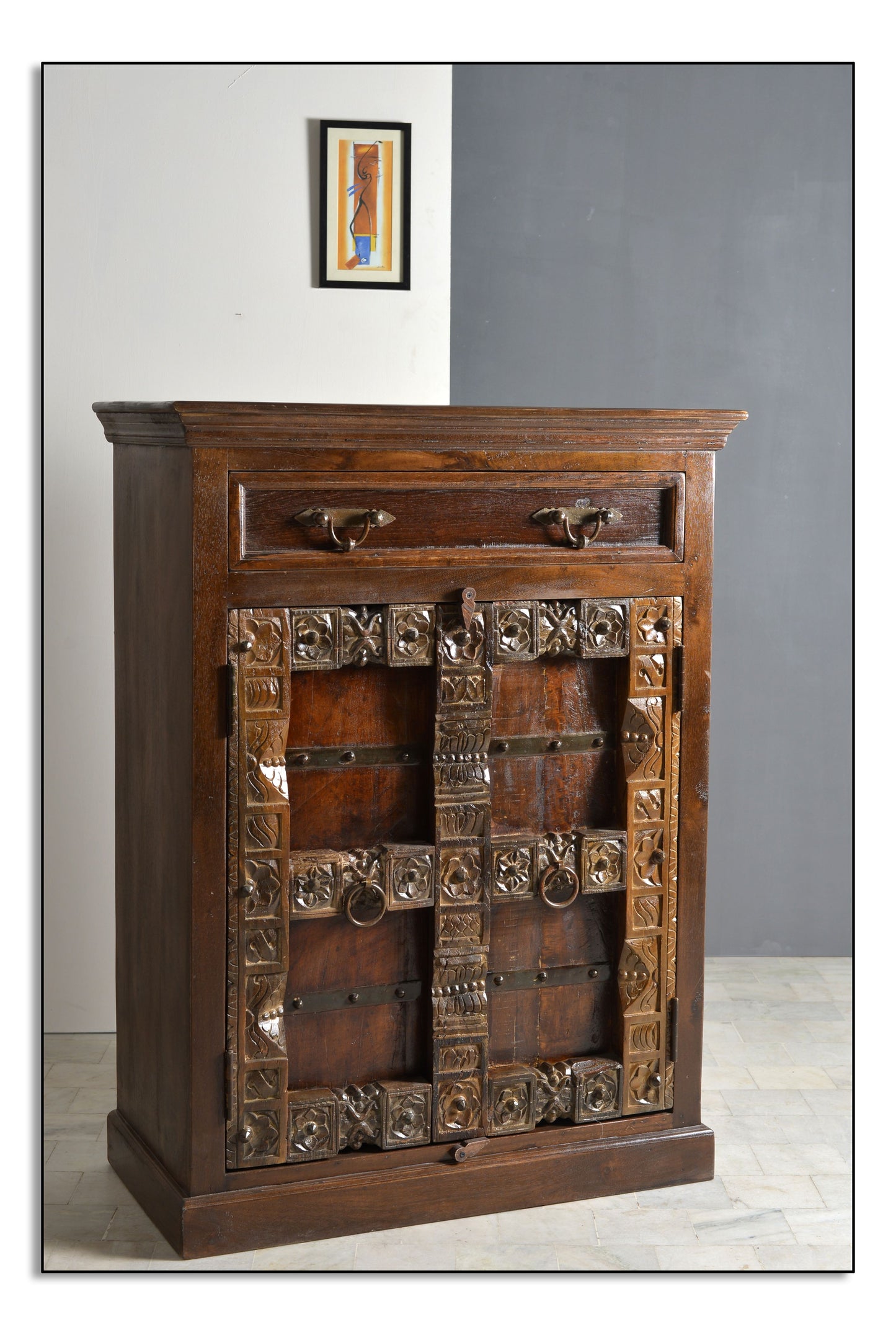 SIT-Möbel ALMIRAH, Highboard, Material: Recyceltes Altholz, Farbe: braun