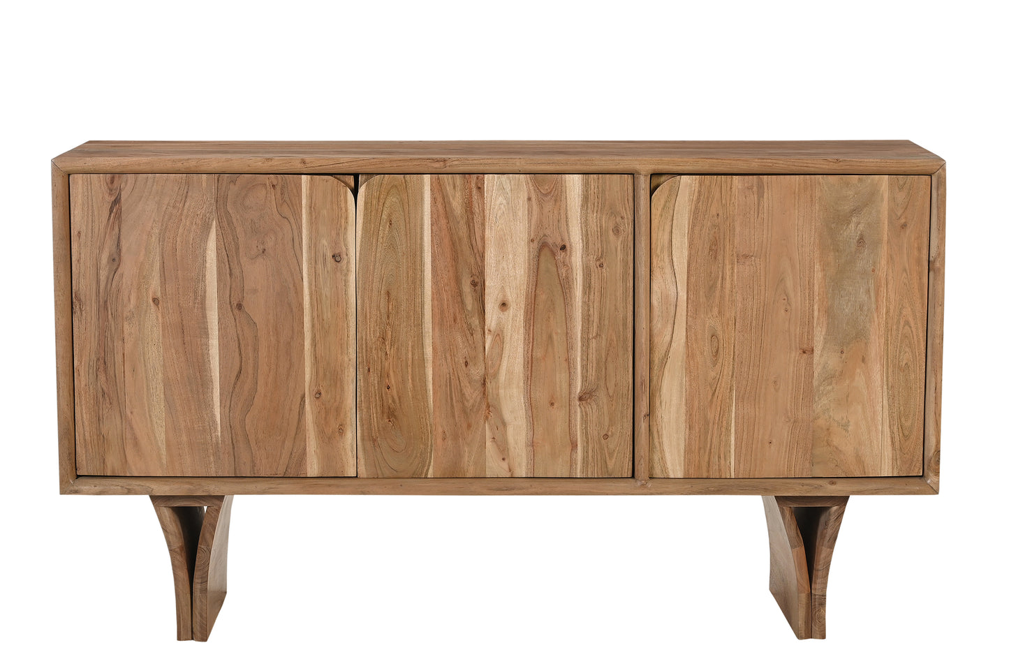 SIT-Möbel WAVE, Sideboard, Material: Akazie, Farbe: Natur