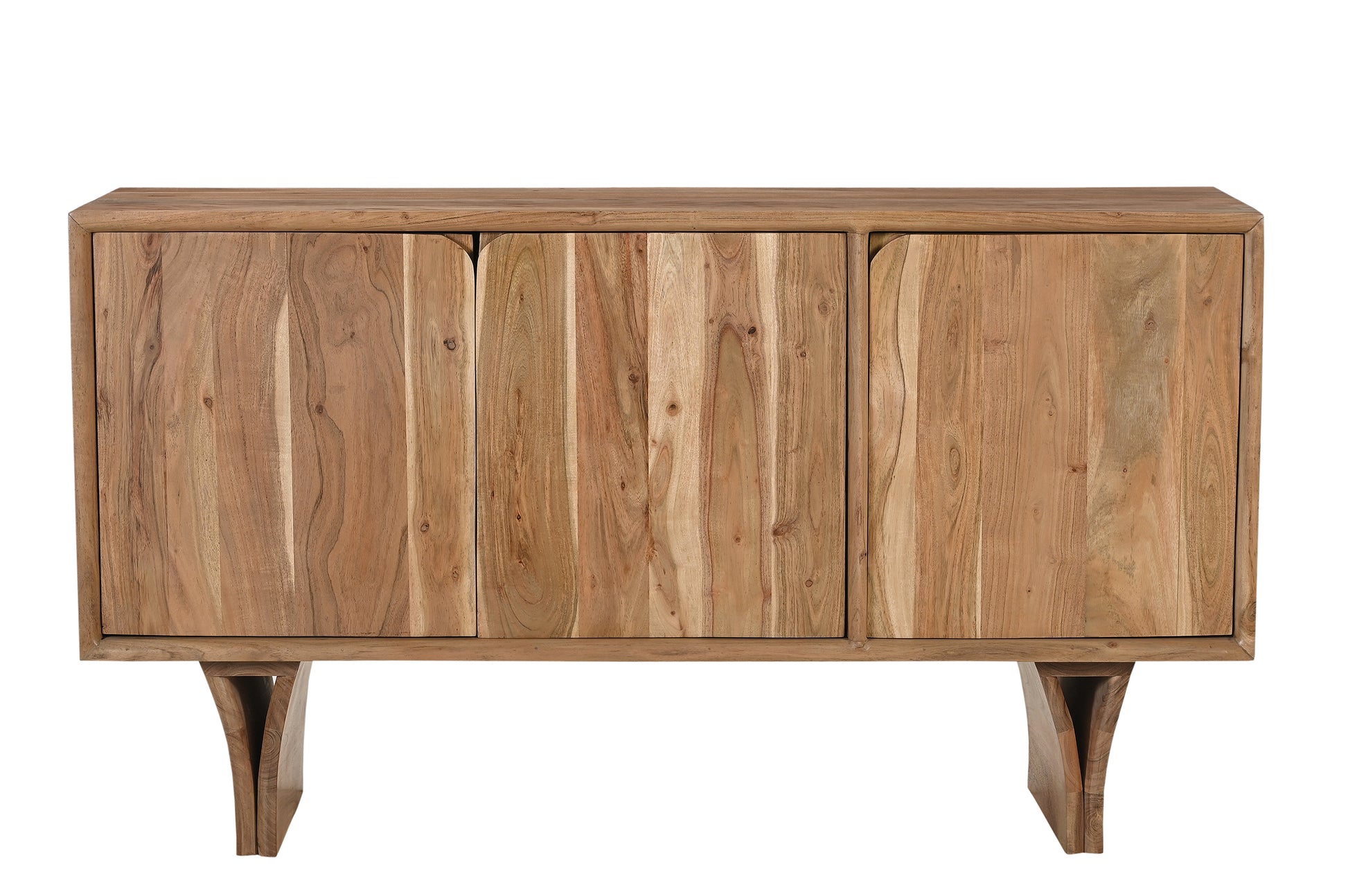 SIT-Möbel WAVE, Sideboard, Material: Akazie, Farbe: Natur