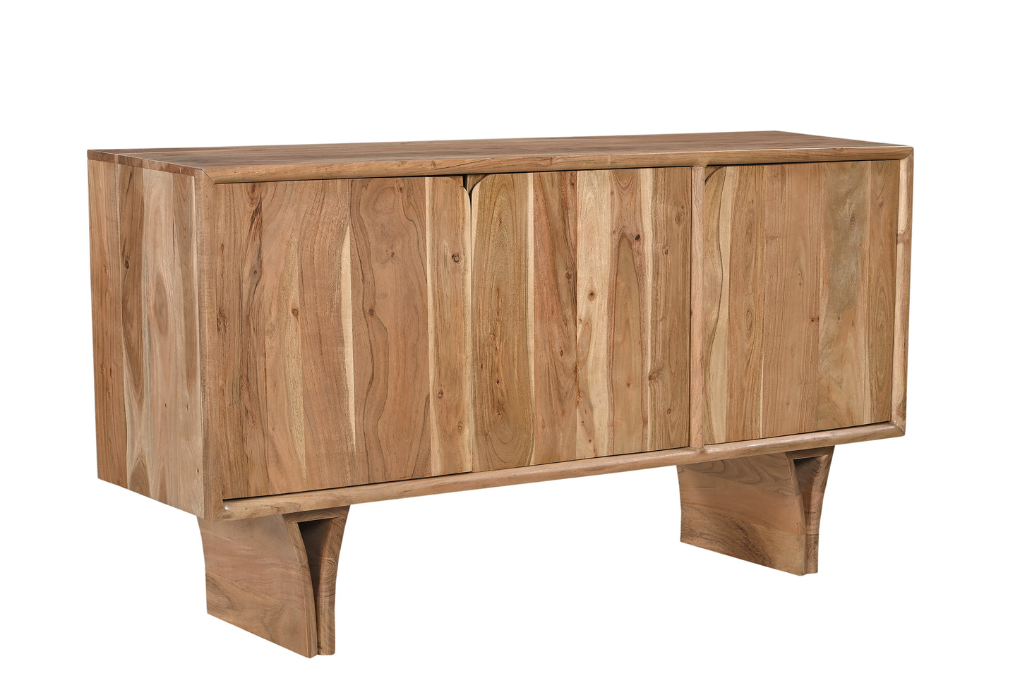 SIT-Möbel WAVE, Sideboard, Material: Akazie, Farbe: Natur