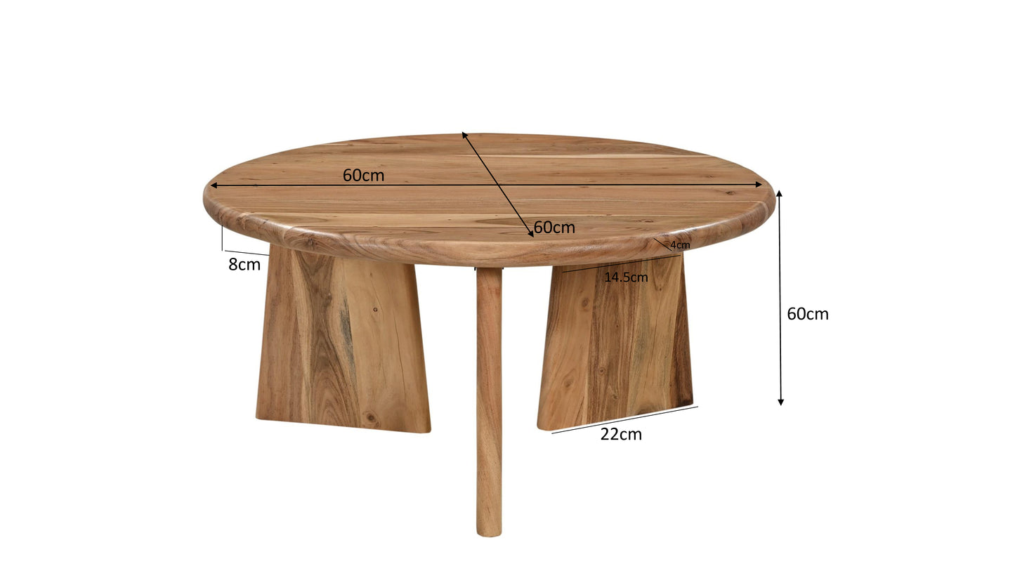 SIT-Möbel WAVE, Beistelltisch, Material: Akazie, Farbe: Natur
