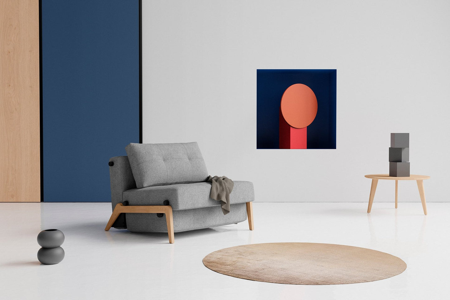 Innovation Cubed Wood 90 Sessel ohne Armlehnen