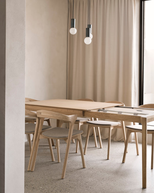Ethnicraft Bok ausziehbarer Tisch Oak