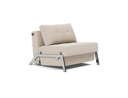 Innovation Cubed Chrom 90 Sessel ohne Armlehnen