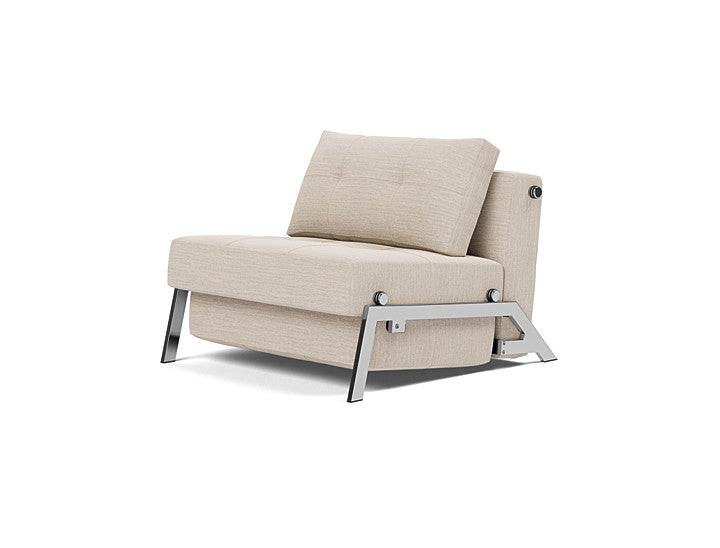 Innovation Cubed Chrom 90 Sessel ohne Armlehnen